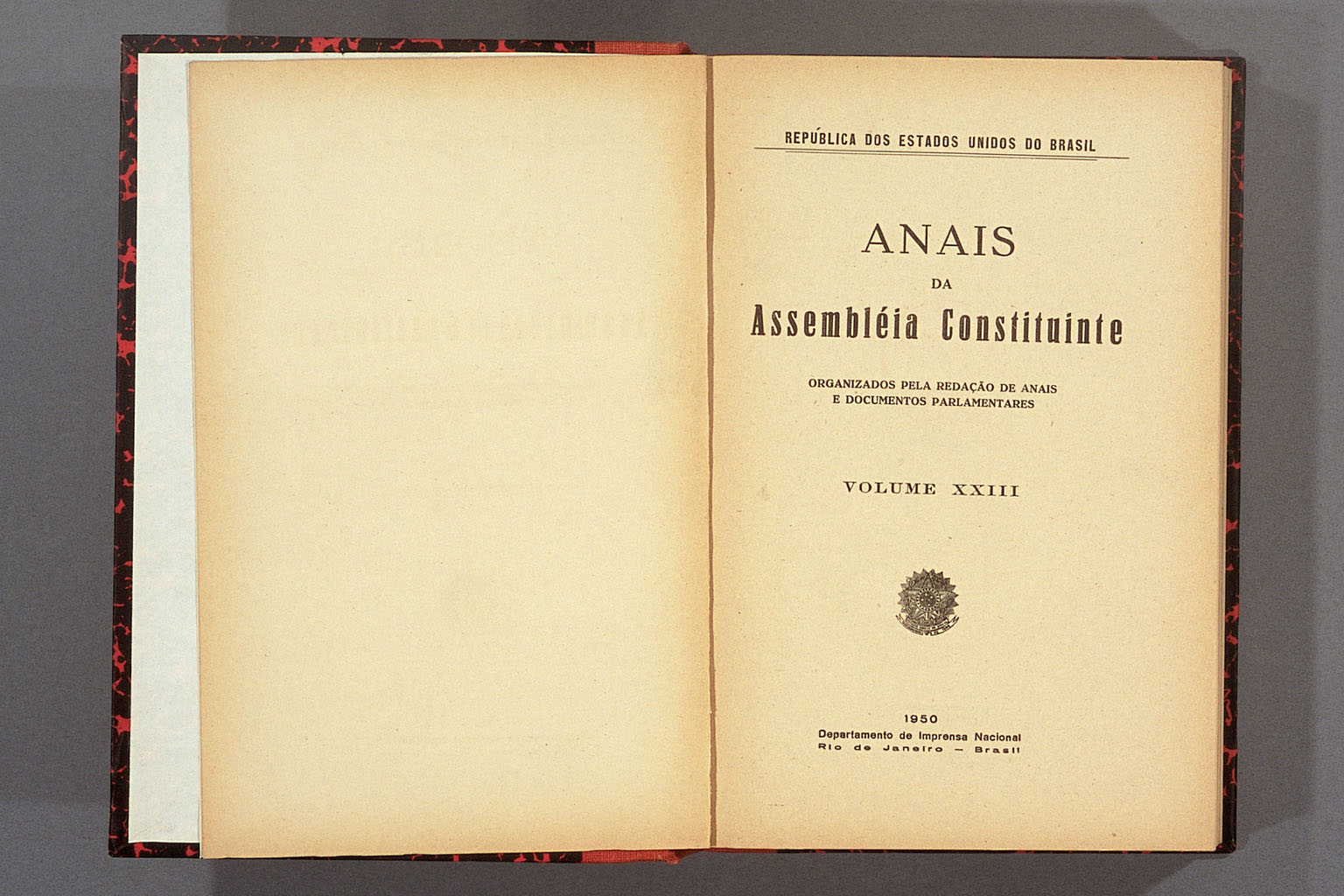 Imagem «Atas da Assembléia Constituinte»