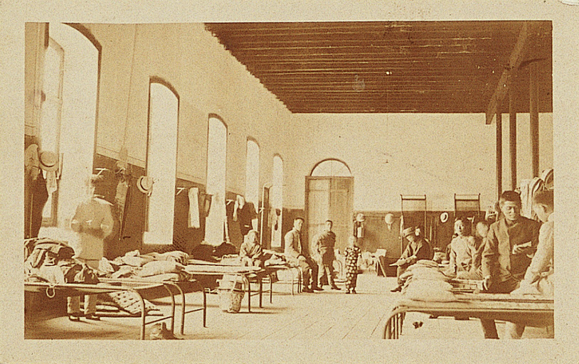 画像『「サンパウロ」市移民収容所　植民寝室』