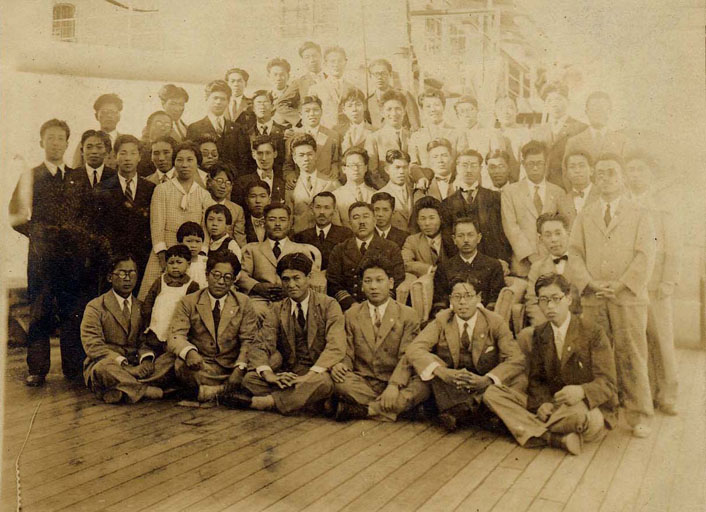 Image “Departure of the first set of Kotaku (Kokushikan Koto Takushoku Gakko (Kokushikan Colonization School)) students from Yokohama”