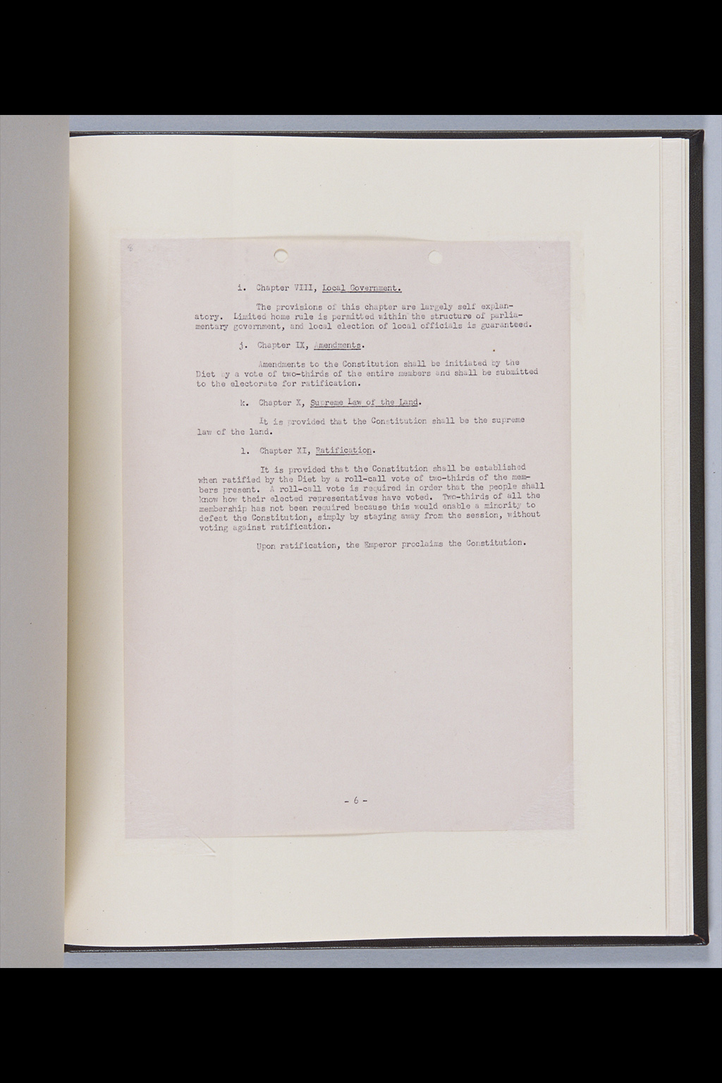 『Alfred Hussey Papers; Constitution File No. 1』(拡大画像)