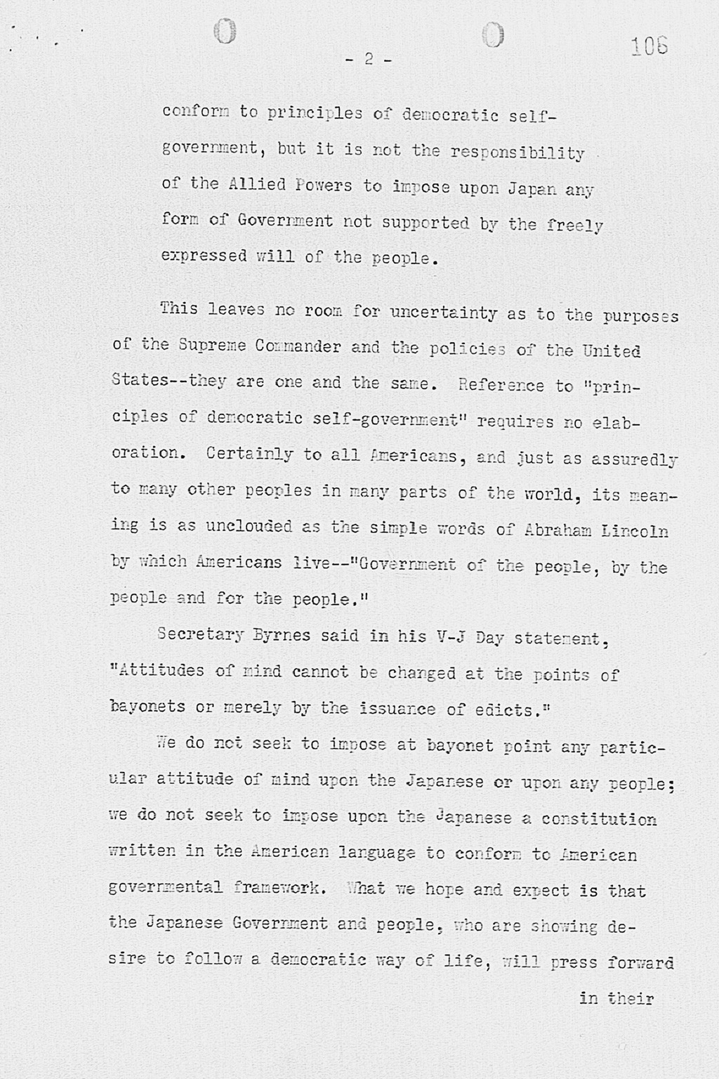 [Letter from George Atcheson, Jr. to Dean Acheson, Under Secretary of State dated November 7, 1945.](Larger image)