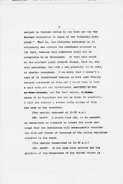 [Transcript of Twenty-Seventh Meeting of the Far Eastern Commission, Held in Main Conference Room, 2516 Massachusetts Avenue, N.W., Saturday, September 21, 1946](Regular image)