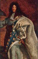 un portrait de Louis XIV