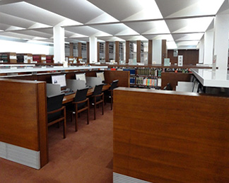 Picture: reading desks of Reading rooms