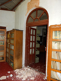 ネパール国立図書館内部