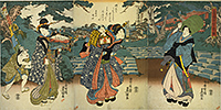 Oji Inari hatsuuma matsuri no zu