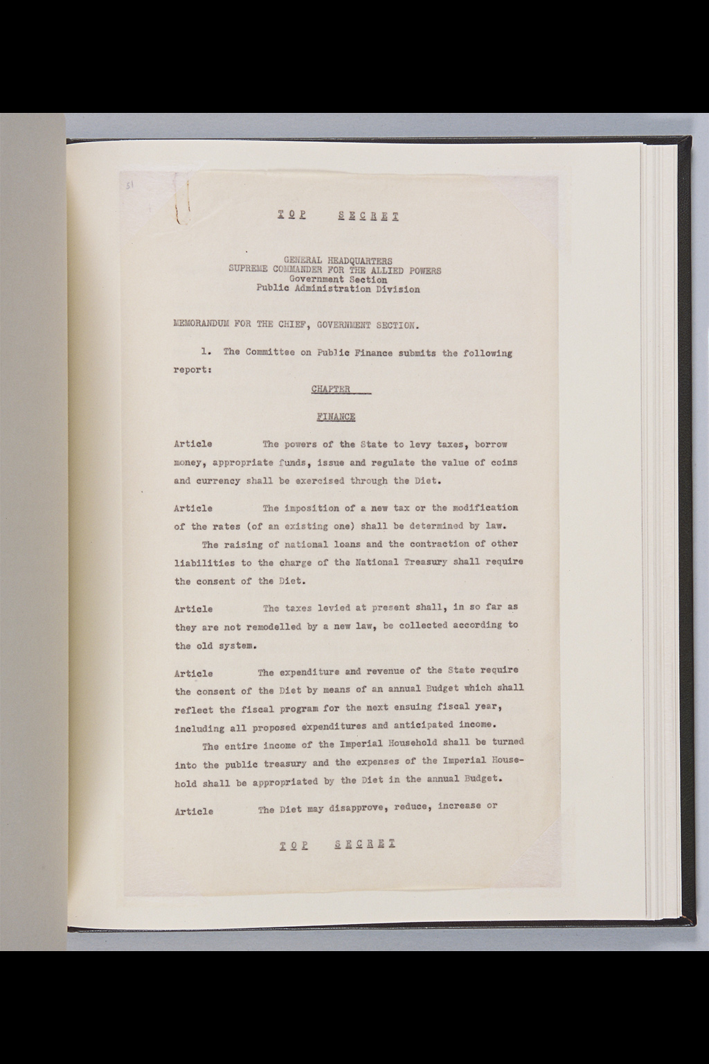 [Alfred Hussey Papers; Constitution File No. 1](Larger image)