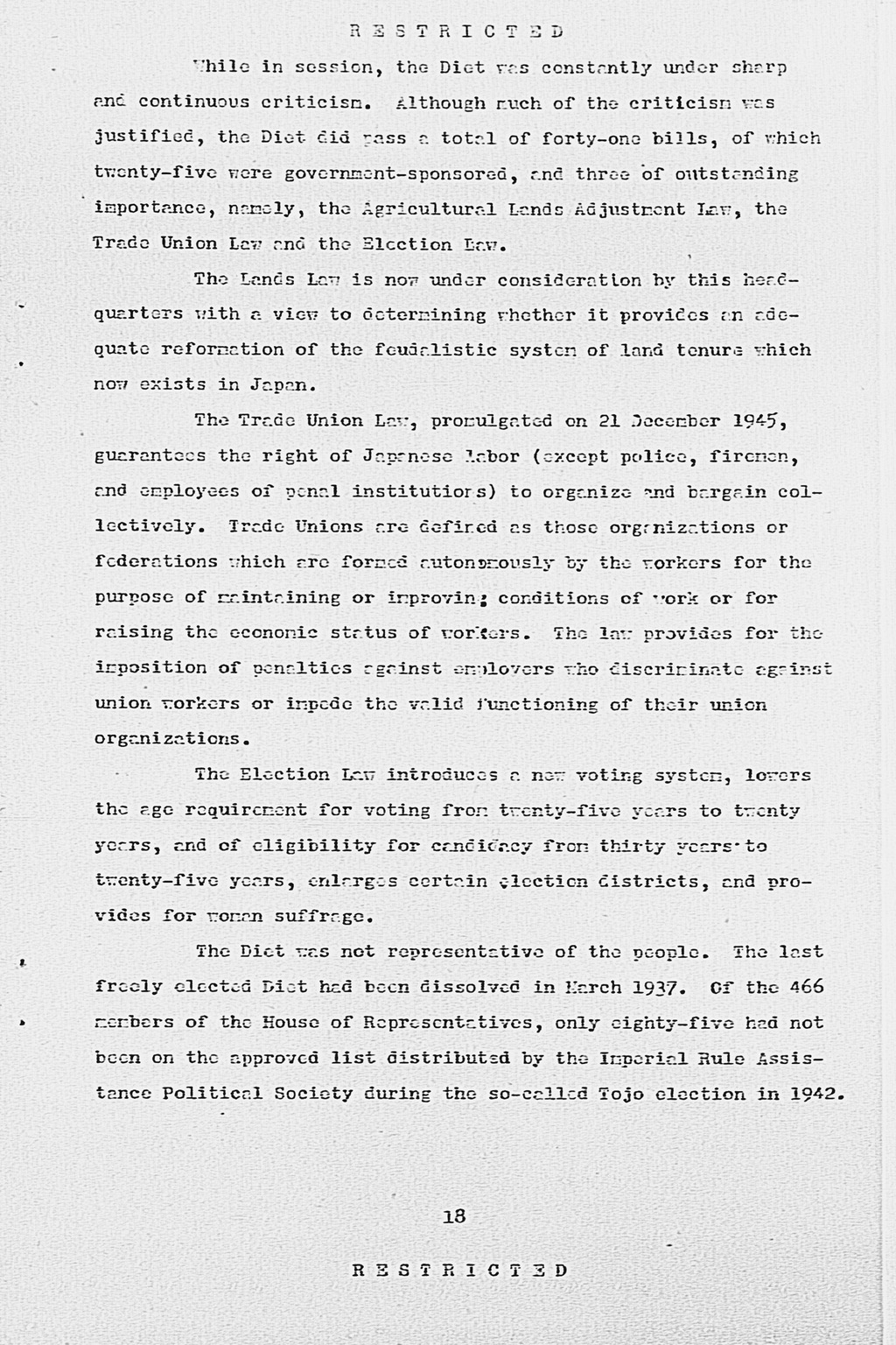 [Report of Government Section to Far Eastern Commission Government Section Meeting with Far Eastern Commission](Larger image)