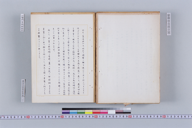 『枢密院委員会記録』(標準画像)