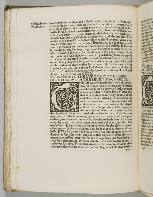 34 The golden legend of Master William Caxton done anew v.1, v.2の画像672ページ