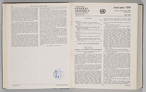 109 United Nations, Official Records of the General Assembly, Eleventh Session, Plenary Meeting, 623rd Meetingの画像