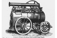E.R. & F. Turner製の蒸気機関 標準画像を開く