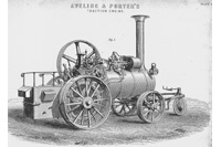 Aveling & Porter社出品の農業用移動式蒸気機関 標準画像を開く