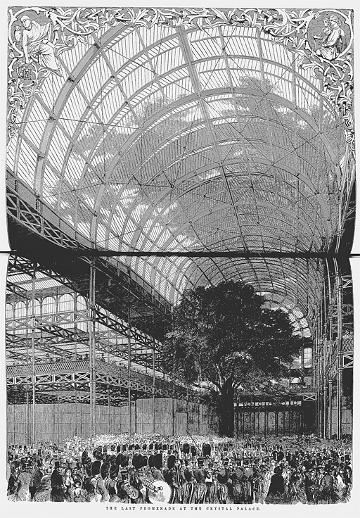 Opening Ceremony at the Crystal Palace (Image) | Expositions, where the  modern technology of the times was exhibited.
