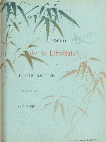 the cover of Poëmes de la libellule