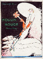 the cover of Moulin Rouge music-hall: M. Pierre Foucret présente: La Revue Mistinguett