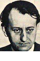 un portrait de MALRAUX, André Malraux