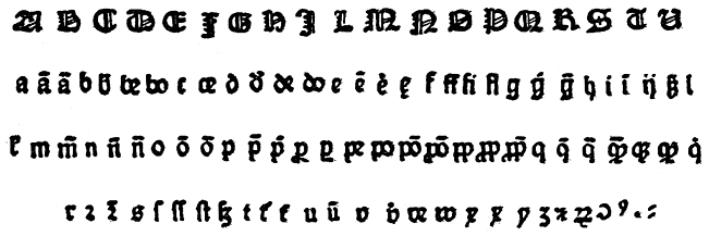 縮約形、略字、連字