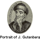 Portrait of J. Gutenberg