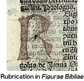 Rubrication in "Figurae Bibliae"