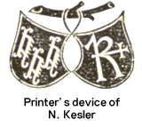 Printer's device of N. Kesler