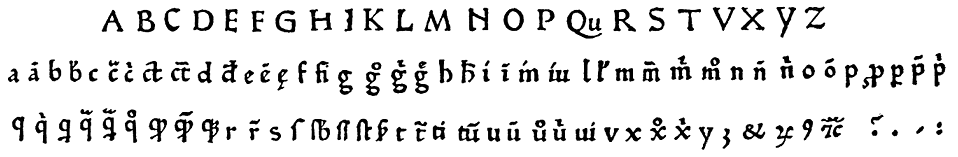 C.スヴァインハイムとA.パナルツによる最初のローマン体活字