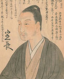 A portrait of MOTOORI Norinaga