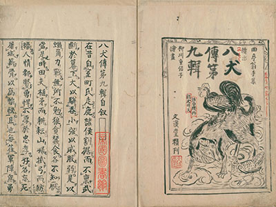 The 3rd frame of Nanso satomi hakkenden, vol.9