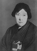 A portrait of YOSANO Akiko