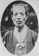 A portrait of YOKOYAMA Taikan