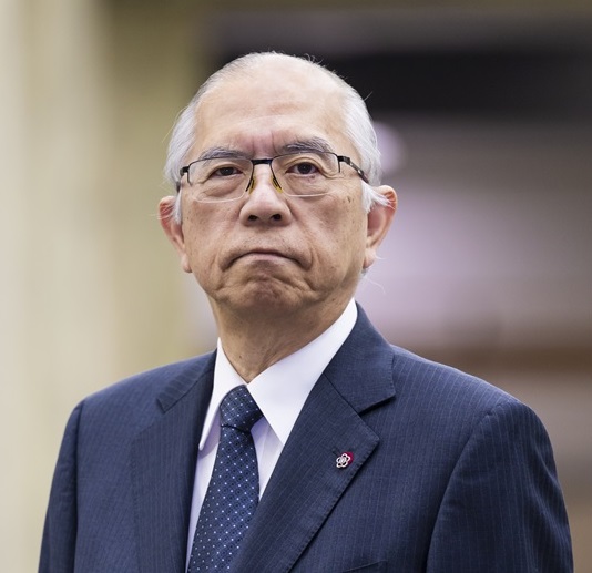 Portrait of Mr. Yoshinaga, Director General of the National Diet Library