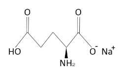 グルタミン酸ナトリウムの構造