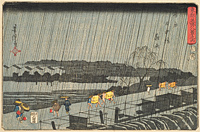 吉原日本堤夜雨