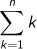 k=1Σnk