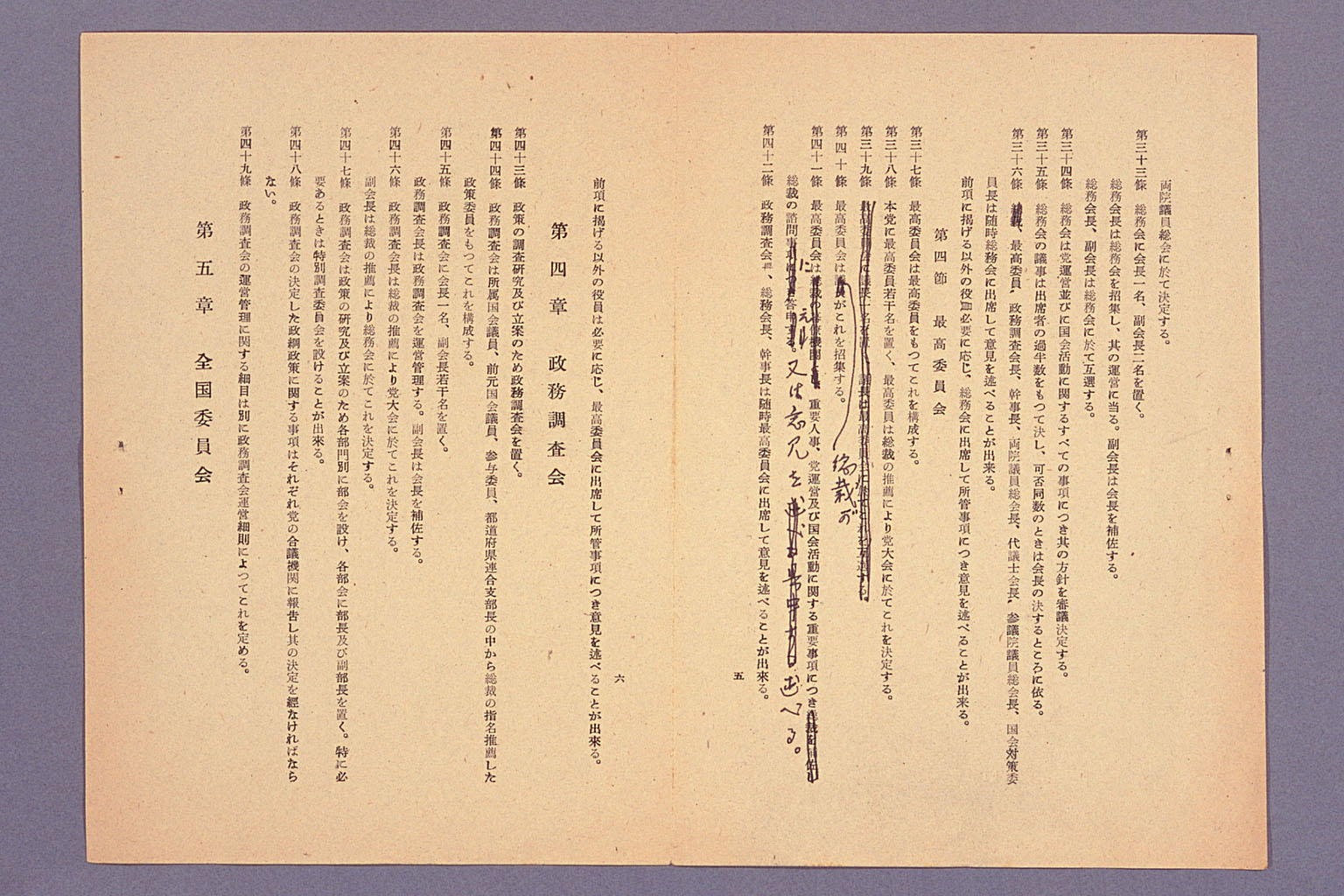 Party rules and codes for Japan Democratic Party (draft) (larger)