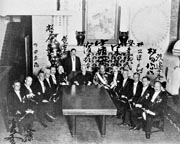 Ministers of HAMAGUCHI Cabinet, 2 July 1929 (Showa 4) From (Mede Miru Gikai Seiji 100nenshi)