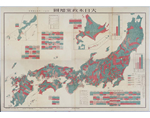 Great Japan Political Party Map (Imai Seiichi's collection deposited to the Yokohama Archives of History)
