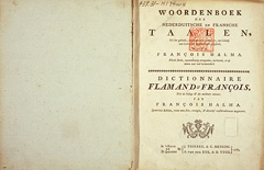 Woordenboek der nederduitsche en francsche taalen