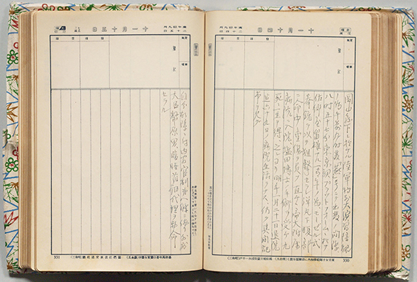 日記より昭和5年11月14日条のページデータ
